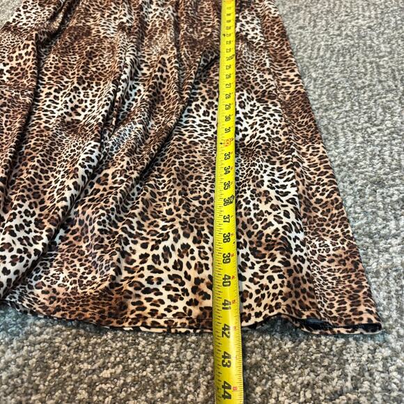 Only Necessities Women’s Leopard Print Housecoat House Dress NO SIZE TAG - Picture 2 of 4